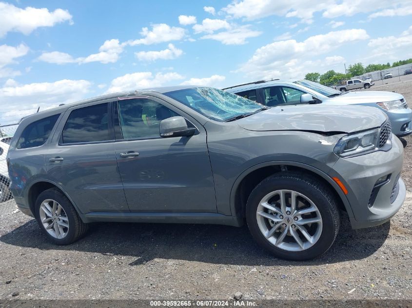 2022 Dodge Durango Gt Plus Awd VIN: 1C4RDJDG7NC183010 Lot: 39592665