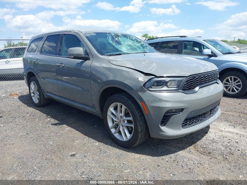 2022 Dodge Durango Gt Plus Awd VIN: 1C4RDJDG7NC183010 Lot: 39592665