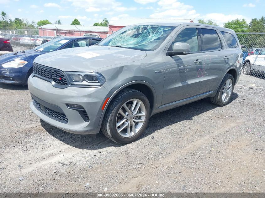 2022 Dodge Durango Gt Plus Awd VIN: 1C4RDJDG7NC183010 Lot: 39592665