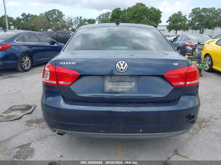2012 Volkswagen Passat 2.5L Se VIN: 1VWBP7A37CC088017 Lot: 39592668