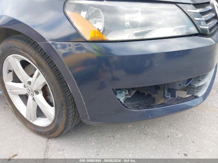 2012 Volkswagen Passat 2.5L Se VIN: 1VWBP7A37CC088017 Lot: 39592668