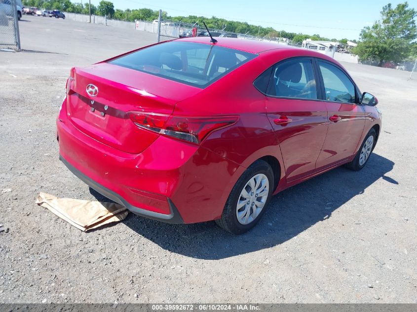 2021 Hyundai Accent Se/Sel VIN: 3KPC24A66ME148636 Lot: 39592672