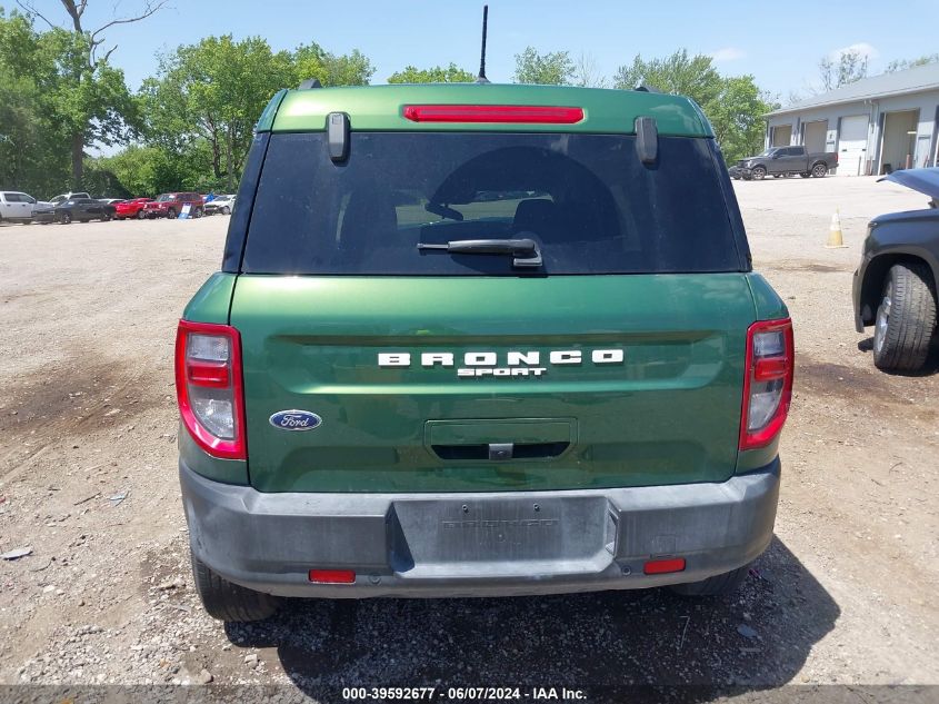 2023 Ford Bronco Sport Big Bend VIN: 3FMCR9B67PRE26119 Lot: 39592677