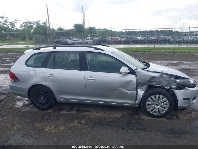 2014 Volkswagen Jetta Sportwagen 2.5L S VIN: 3VWPP7AJ3EM618523 Lot: 39592704