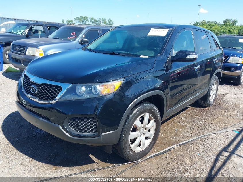 2012 Kia Sorento Lx VIN: 5XYKT3A14CG304715 Lot: 39592707