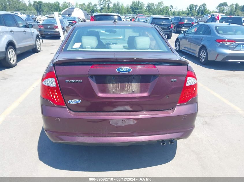 2012 Ford Fusion Se VIN: 3FAHP0HA5CR229490 Lot: 39592710