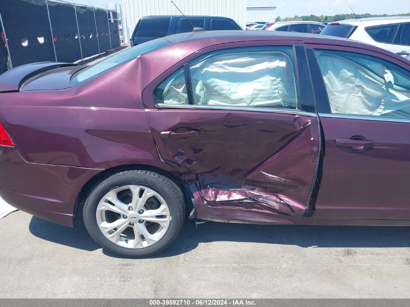 2012 Ford Fusion Se VIN: 3FAHP0HA5CR229490 Lot: 39592710