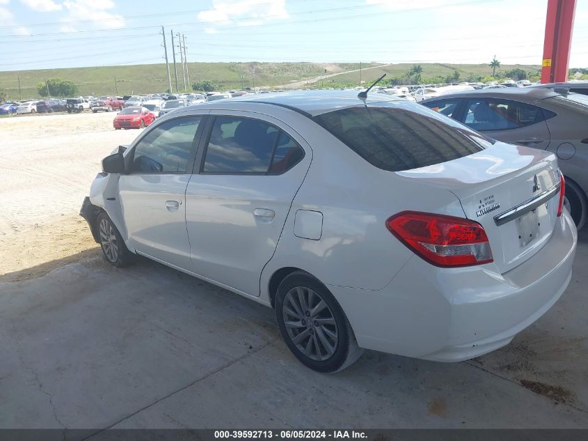 2018 Mitsubishi Mirage G4 Es VIN: ML32F3FJ7JHF03610 Lot: 39592713