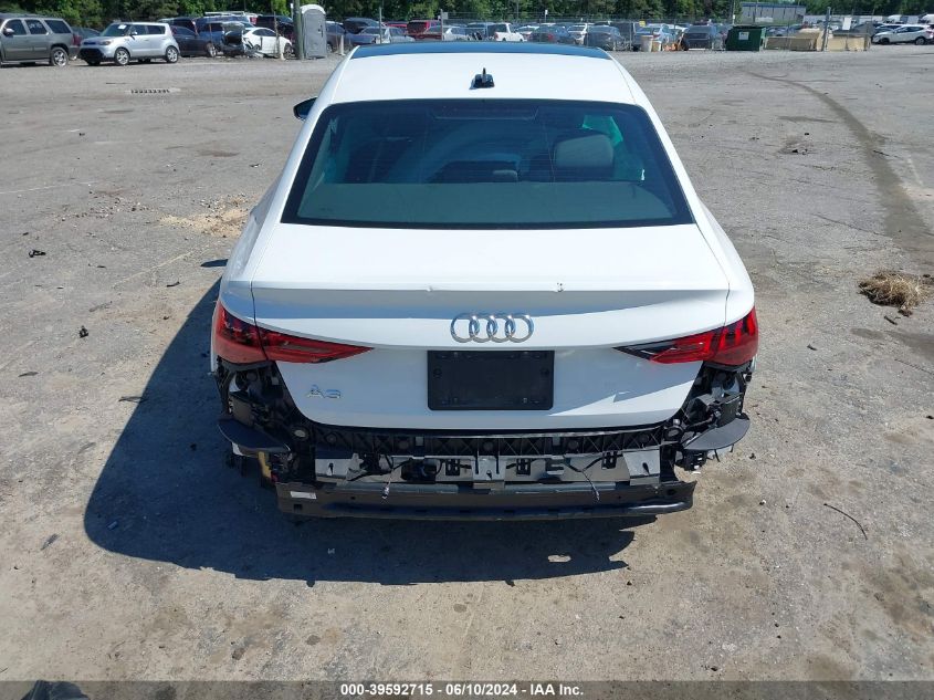 2023 Audi A3 Premium 40 Tfsi Front-Wheel Drive S Tronic VIN: WAUAUDGY8PA070875 Lot: 39592715