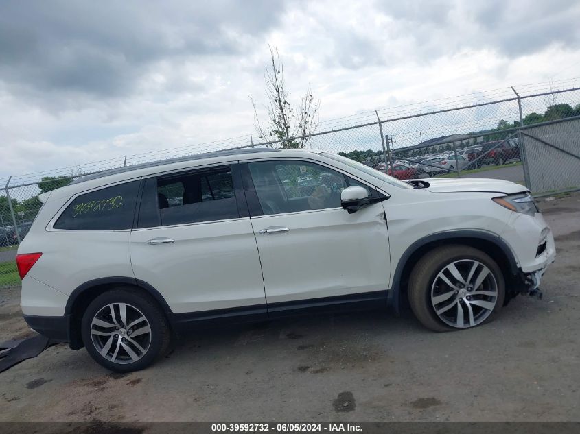 2017 Honda Pilot Touring VIN: 5FNYF6H99HB101736 Lot: 39592732