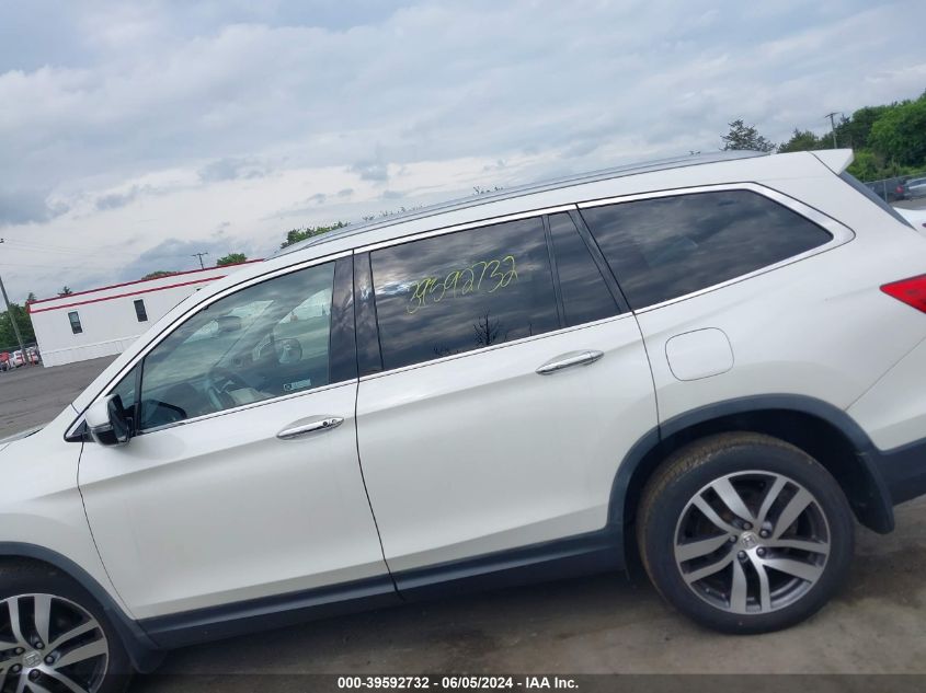 2017 Honda Pilot Touring VIN: 5FNYF6H99HB101736 Lot: 39592732