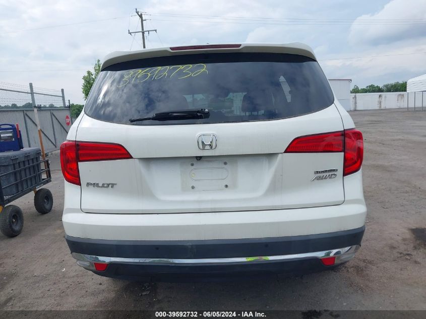 2017 Honda Pilot Touring VIN: 5FNYF6H99HB101736 Lot: 39592732