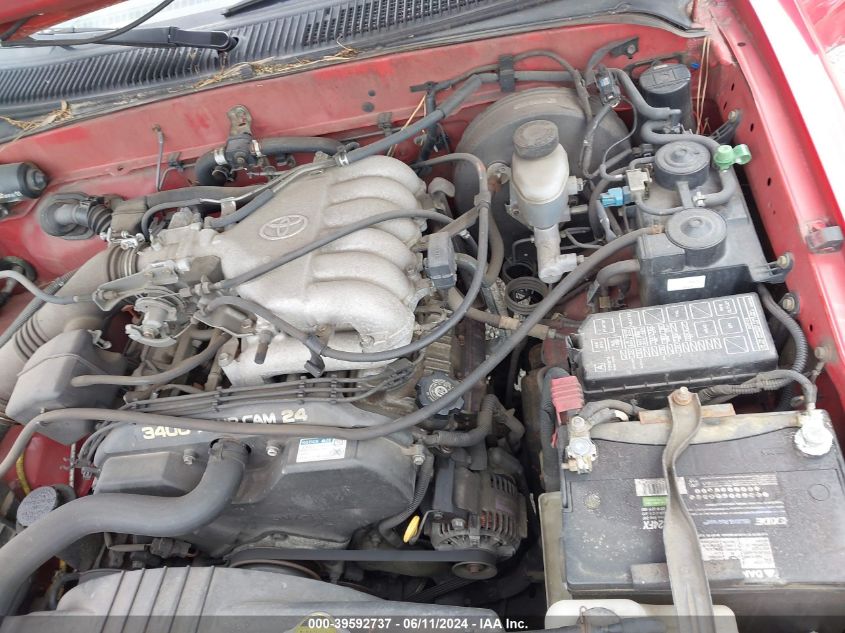 2001 Toyota Tacoma Prerunner V6 VIN: 5TEGN92N01Z847230 Lot: 39592737