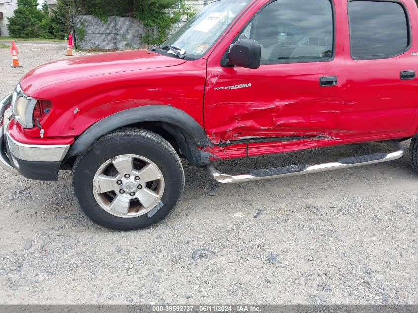 2001 Toyota Tacoma Prerunner V6 VIN: 5TEGN92N01Z847230 Lot: 39592737