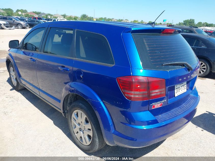 2015 Dodge Journey American Value Pkg VIN: 3C4PDCABXFT692302 Lot: 39592738