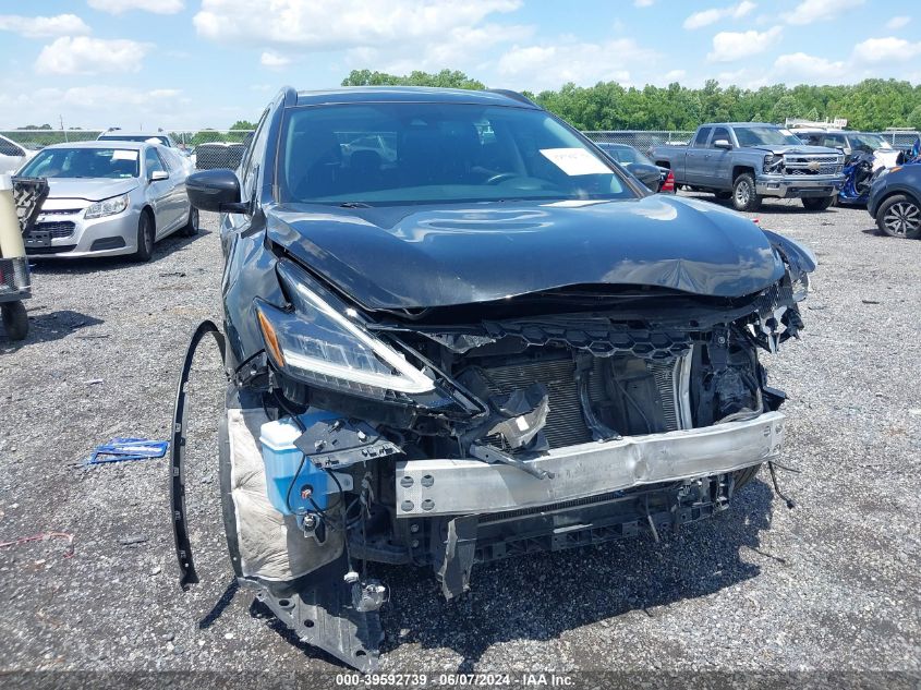 2021 Nissan Murano Sv Intelligent Awd VIN: 5N1AZ2BS0MC101530 Lot: 39592739