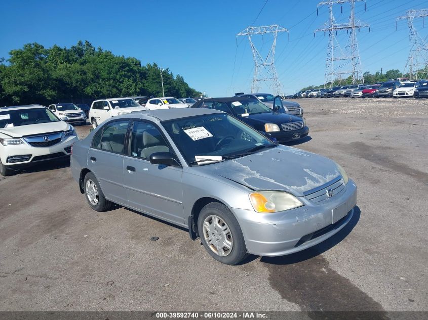 2HGES16541H615044 | 2001 HONDA CIVIC