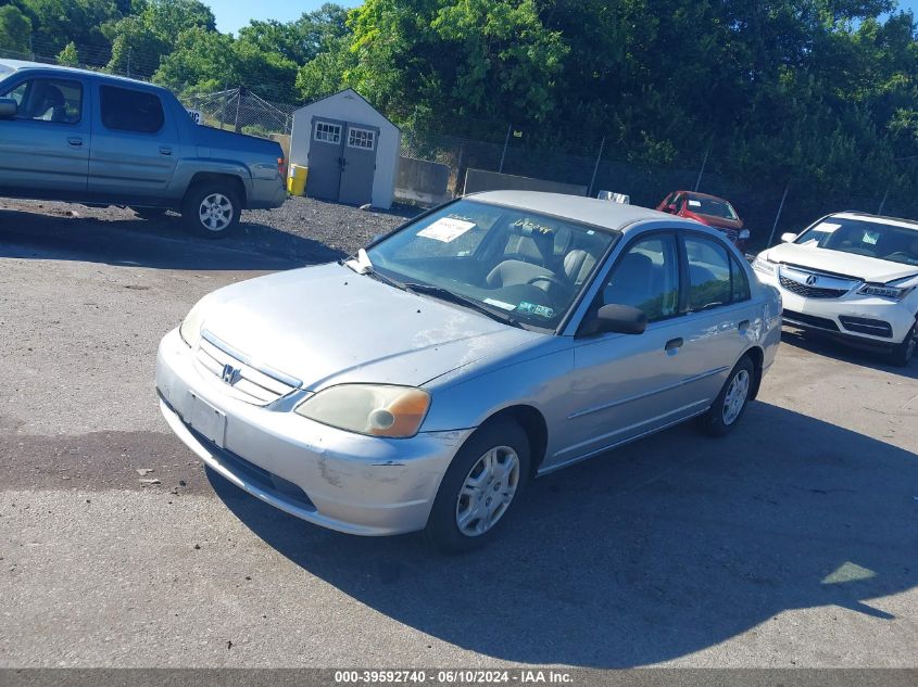 2HGES16541H615044 | 2001 HONDA CIVIC