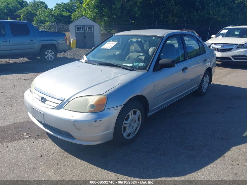 2HGES16541H615044 | 2001 HONDA CIVIC