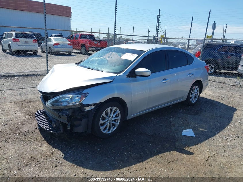 VIN 3N1AB7AP0KY411493 2019 NISSAN SENTRA SV