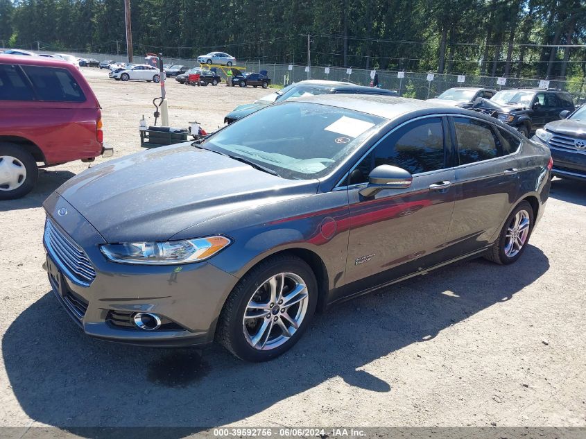 2016 Ford Fusion Energi Titanium VIN: 3FA6P0SU3GR241797 Lot: 39592756