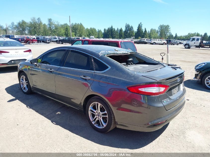 2016 Ford Fusion Energi Titanium VIN: 3FA6P0SU3GR241797 Lot: 39592756