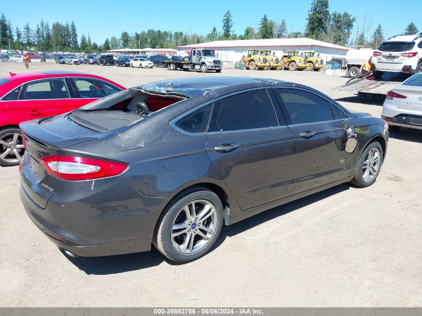 2016 Ford Fusion Energi Titanium VIN: 3FA6P0SU3GR241797 Lot: 39592756