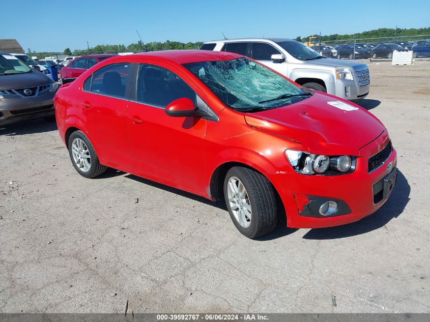 2013 Chevrolet Sonic Lt Auto VIN: 1G1JC5SHXD4158848 Lot: 39592767