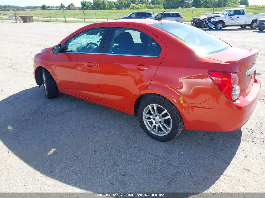 2013 Chevrolet Sonic Lt Auto VIN: 1G1JC5SHXD4158848 Lot: 39592767