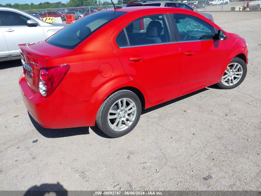 2013 Chevrolet Sonic Lt Auto VIN: 1G1JC5SHXD4158848 Lot: 39592767