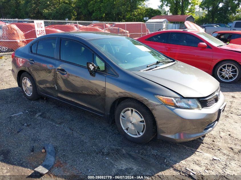 2012 Honda Civic Hf VIN: 2HGFB2F6XCH556409 Lot: 39592779