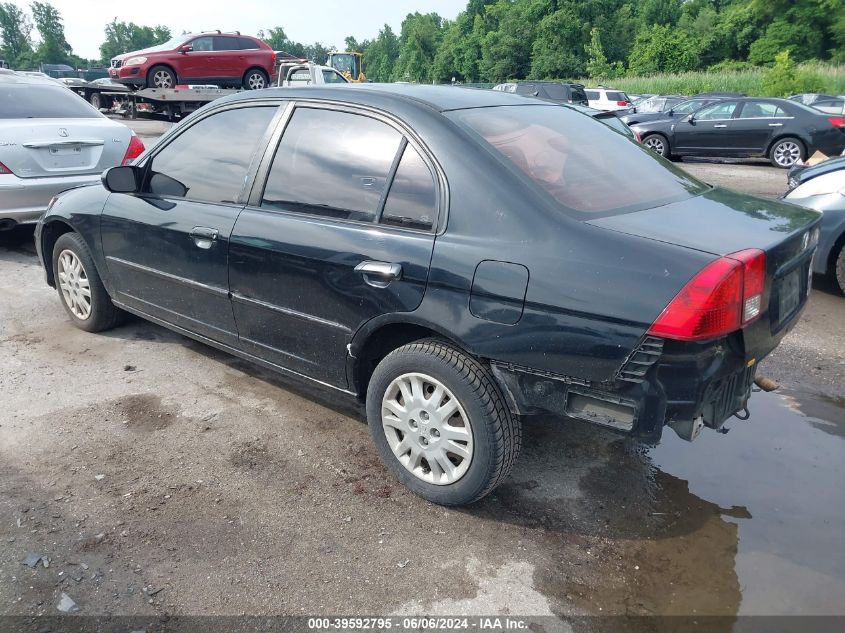 2004 Honda Civic Lx VIN: 2HGES16564H592029 Lot: 39592795