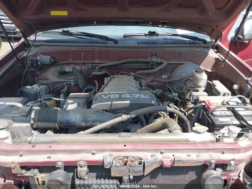 2004 Toyota Tundra Sr5 V8 VIN: 5TBDT44194S444265 Lot: 39592802