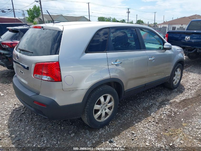 2013 Kia Sorento Lx VIN: 5XYKT3A10DG419975 Lot: 39592803