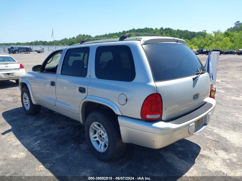 2002 Dodge Durango Slt VIN: 1B4HR48NX2F148153 Lot: 39592818