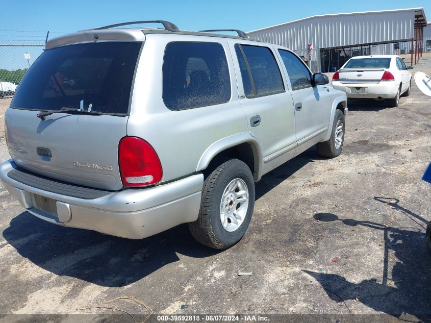 2002 Dodge Durango Slt VIN: 1B4HR48NX2F148153 Lot: 39592818