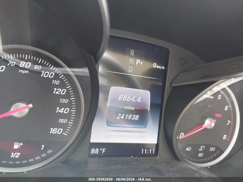 2016 Mercedes-Benz C 300 4Matic/Luxury 4Matic/Sport 4Matic VIN: 55SWF4KB9GU115124 Lot: 39592859