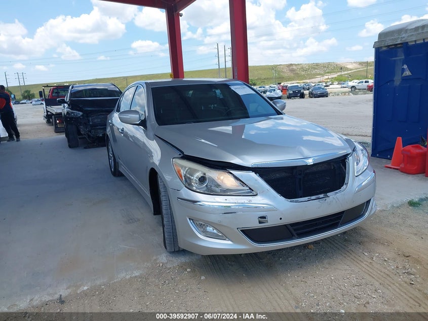 2013 Hyundai Genesis 3.8 VIN: KMHGC4DD0DU247801 Lot: 39592907