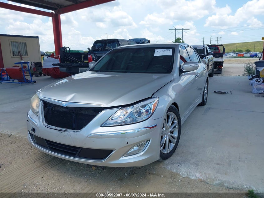 2013 Hyundai Genesis 3.8 VIN: KMHGC4DD0DU247801 Lot: 39592907