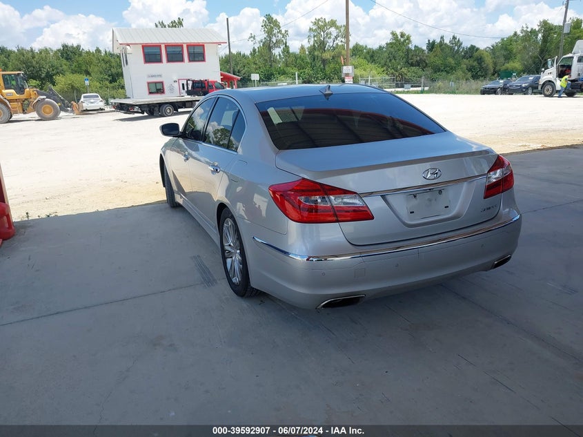 2013 Hyundai Genesis 3.8 VIN: KMHGC4DD0DU247801 Lot: 39592907