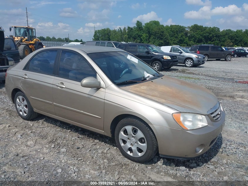 2006 Kia Spectra Ex/Lx/Sx VIN: KNAFE121165324929 Lot: 39592921