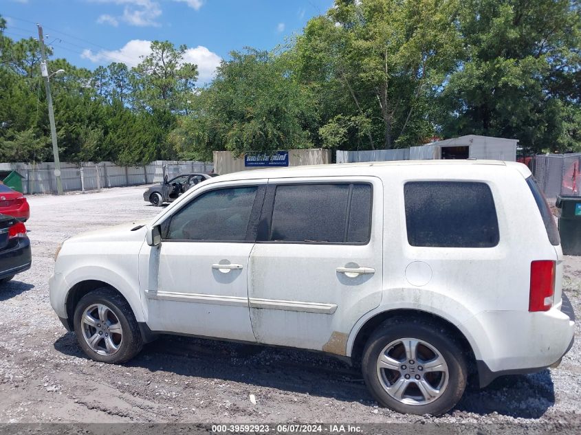 2014 Honda Pilot Ex-L VIN: 5FNYF3H59EB017374 Lot: 39592923