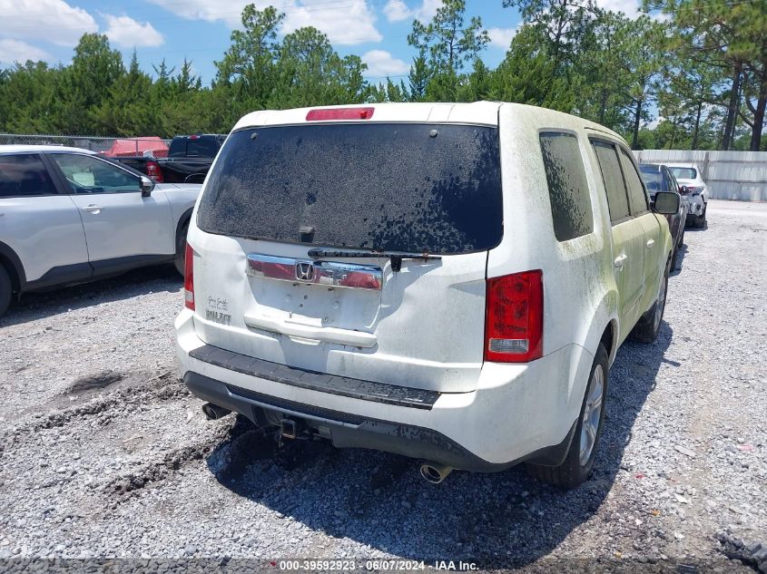 2014 Honda Pilot Ex-L VIN: 5FNYF3H59EB017374 Lot: 39592923