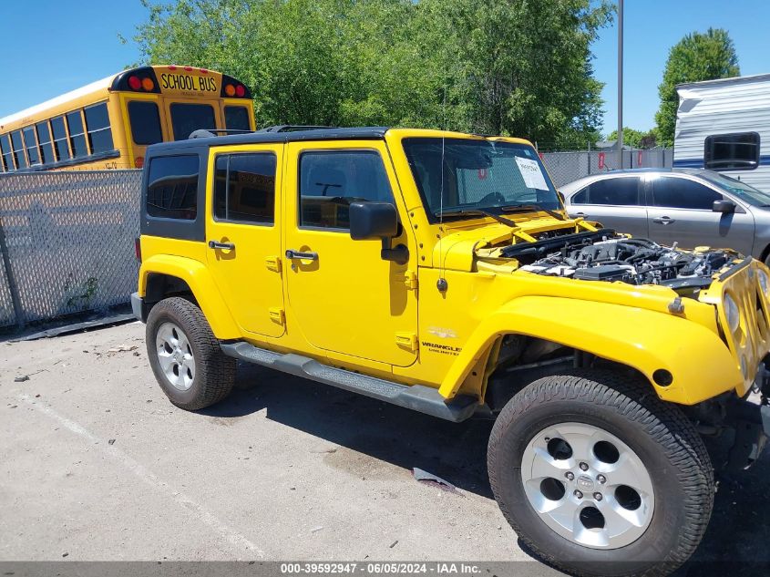 2015 Jeep Wrangler Unlimited Sahara VIN: 1C4BJWEG6FL712972 Lot: 39592947