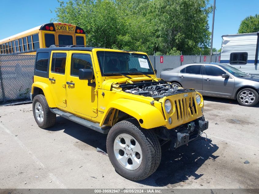 2015 Jeep Wrangler Unlimited Sahara VIN: 1C4BJWEG6FL712972 Lot: 39592947