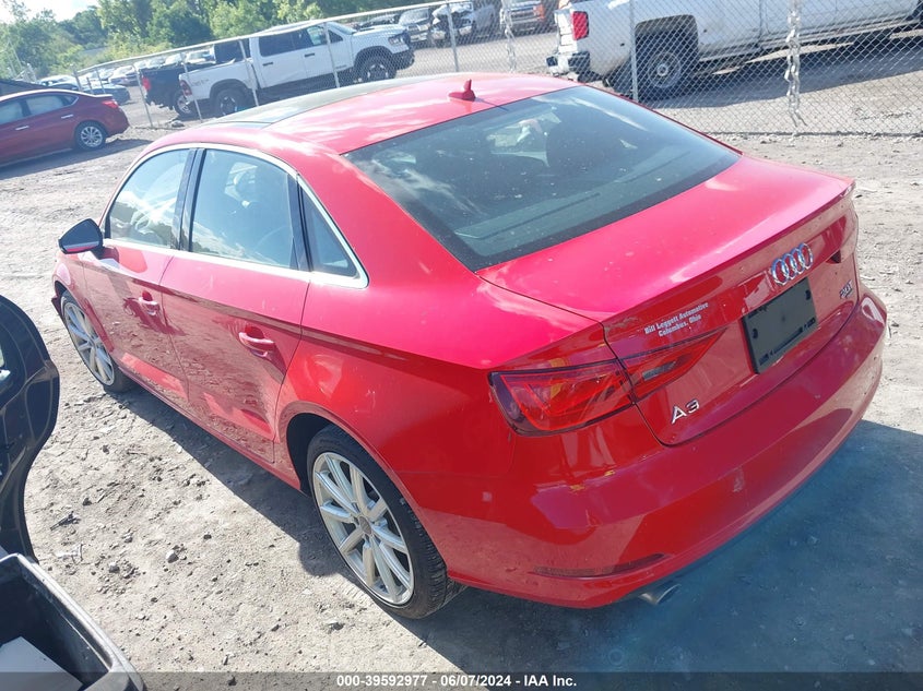 2015 Audi A3 2.0T Premium VIN: WAUEFGFF4F1040736 Lot: 39592977