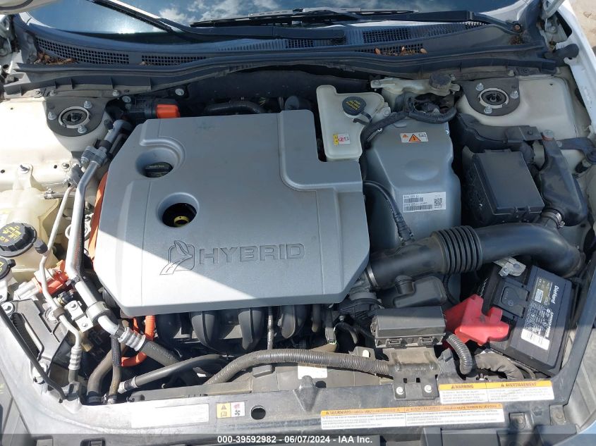 2010 Ford Fusion Hybrid VIN: 3FADP0L32AR327834 Lot: 39592982