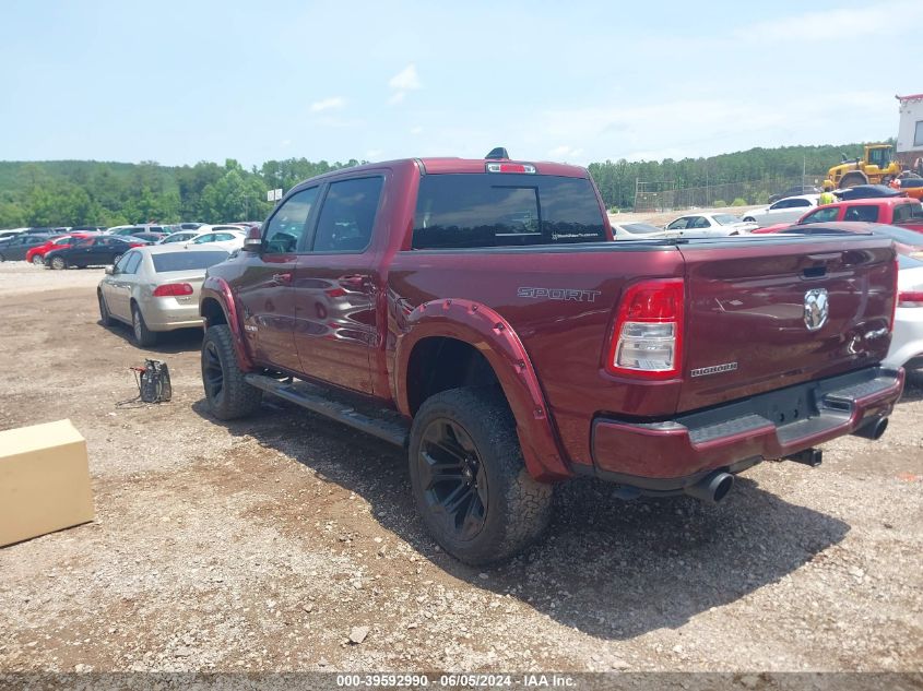 2022 Ram 1500 Big Horn 4X4 5'7 Box VIN: 1C6SRFFT9NN162374 Lot: 39592990