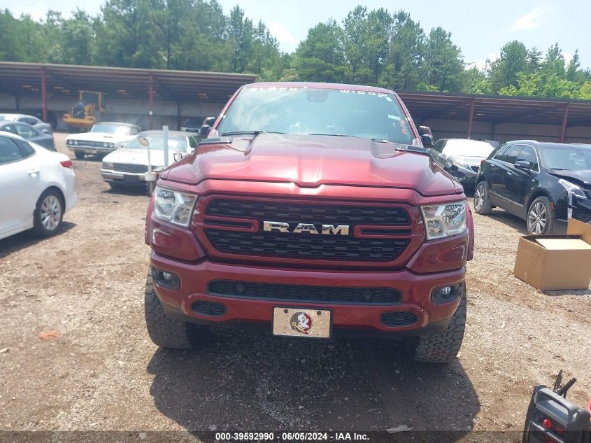 2022 Ram 1500 Big Horn 4X4 5'7 Box VIN: 1C6SRFFT9NN162374 Lot: 39592990