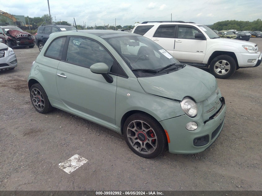 2013 Fiat 500 Sport VIN: 3C3CFFBR6DT531470 Lot: 39592992